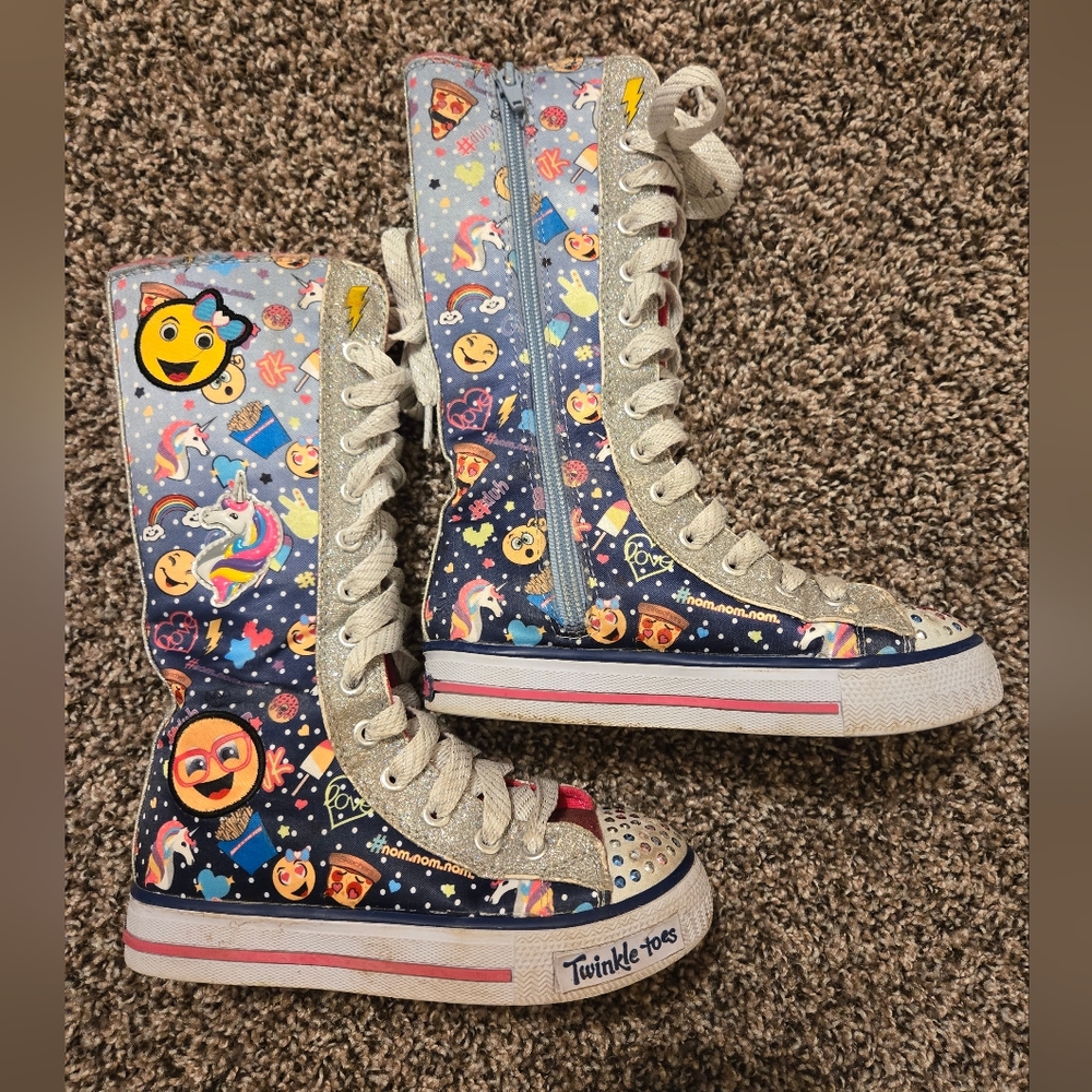 Skechers Emoji Pop Princess Sky High-tops